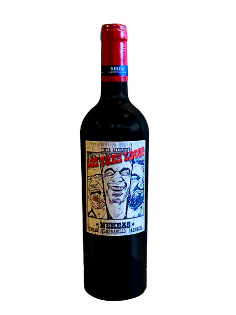 Nekeas "Tres Locos Aixclusiva" Syrah, Tempranillo, Garnacha 2019