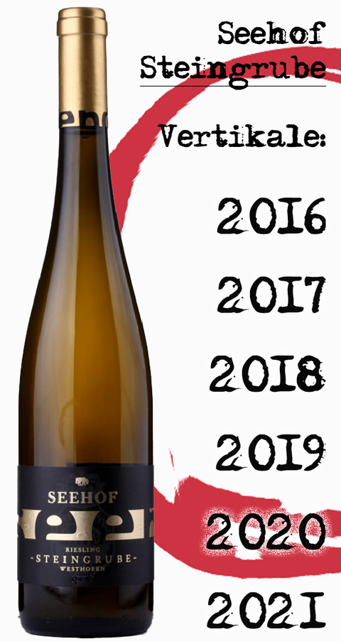 Seehof Riesling Westh. Steingrube "Verticale" 2016 - 2021, 6 Flaschen
