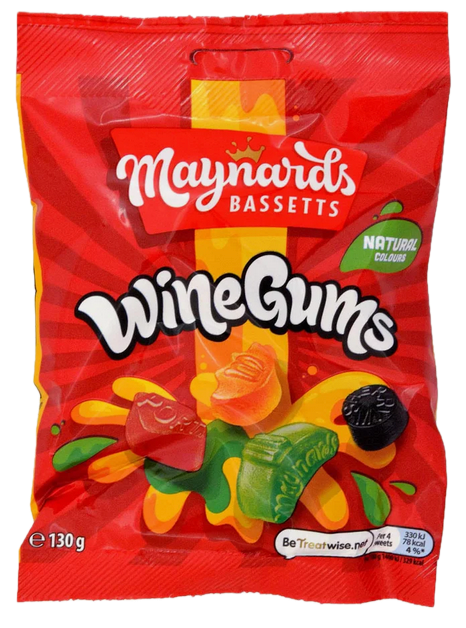 Bassetts/Maynards Winegums 130g.