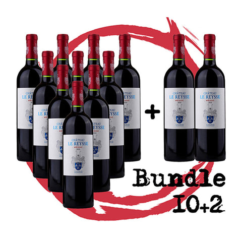 Chateau Le Reysse Medoc 2010 - Bundle "10+2"