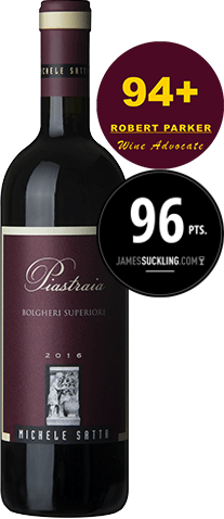 Michele Satta Piastraia Bolgheri Superiore DOC 2016