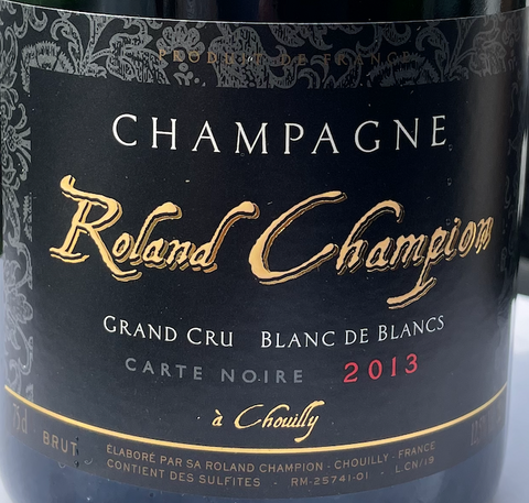 Champagne Roland Champion Grand Cru Blanc de Blanc "Carte Noire" 2013