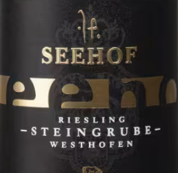 Seehof Riesling Westhofener Steingrube 2022
