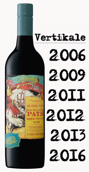 Mollydooker Vertikale Enchanted Path 2014, 16, 17, 18, 20, 21 Shiraz/Cabernet - 6 Fl., Premiumpaket