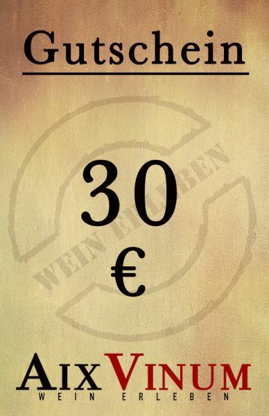 Gutschein - Wert 30,- €