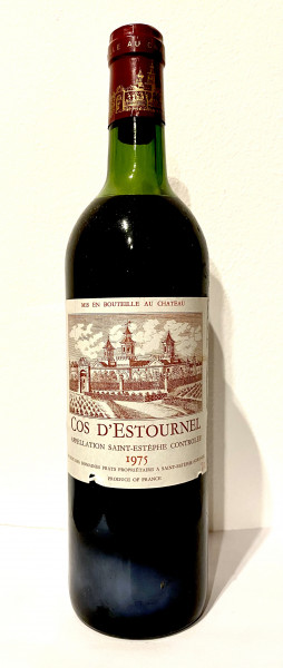 Château Cos d'Estournel Saint-Estèphe AOP 1975 Frankreich Bordeaux Rotwein - Rarität von Privat